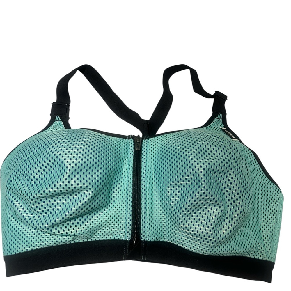 VSX Victoria’s Secret Women’s Size 36DD Mint Mesh Blue Padding Sports Bra